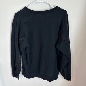 Sculpt House Sundays One Fringe Black Sweatshirt